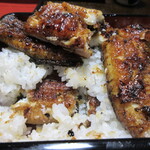上村うなぎ屋 - ご飯の中からもうなぎ～