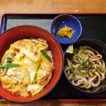 麺吉 どんどん - 令和3年8月 日替わり定食
            木ノ葉丼＋ミニうどん 500円