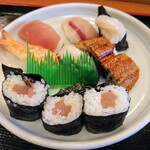 Sushi Fuku - 令和3年8月 ランチタイム
                        すし定食 990円