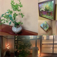 石ばし - 楓の緑が涼やか✨右の絵画2点は、同じ女性画家の作品です 石ばし - 楓の緑が涼やか✨右の絵画2点は、同じ女性画家の作品です