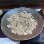 そば くら富 - 釜揚げ蕎麦　黒姫在来使用24メッシュ中粗挽き