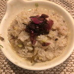 由布岳一望の宿 美星 - 香の物を添えて