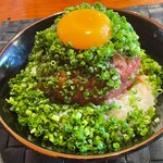 おとなのヒッコリー - 【平日ランチ】
                                ジャーマンハンバーグ丼1280円
                                ✿1-5倍サイズ  ➕380円【税別価格】♪
                                ✿白米-ライス（白米or十六穀米）大盛り無料
                                