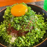 おとなのヒッコリー - 【平日ランチ】
      ジャーマンハンバーグ丼1280円
      ✿1-5倍サイズ  ➕380円【税別価格】♪
      ✿白米-ライス（白米or十六穀米）大盛り無料
      