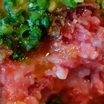 おとなのヒッコリー - 平日ランチ】
      ジャーマンハンバーグ丼1280円
      ✿1-5倍サイズ  ➕380円【税別価格】♪
      ✿白米-ライス（白米or十六穀米）大盛り無料
      生たまごが2つ付きます٩(๑❛ᴗ❛๑)۶♥
