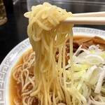 志のぶ本店 - 麺のアップ