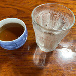 手打ち大石田そば　きよ - セルフでそば茶とお冷