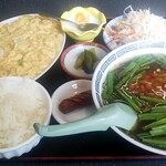 中国料理 錦華 - 料理写真:日替わりランチ エビ玉子とじ￥680