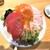 ハレの日食堂 - 210823月　東京　ハレの日食堂　本日のおまかせ産直丼ご飯大盛り