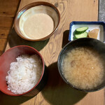 Gonsuke - 麦とろ飯&なめこ汁
