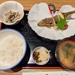 Hidehama - 鮎塩焼き＋定食