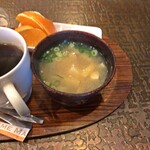 さくら乃・カフェ - 味噌汁