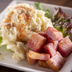 Thick-sliced bacon potato salad