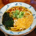 Wakana Soba - 朝定食はそばとうどんが選べますが、本日はうどんです