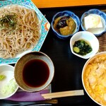 Soba Nomikui Dokoro Misato - もりそば大盛ミニ親子丼セット！