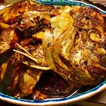 Cooked sea bream