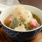 京生麩と豆腐の揚げ出し