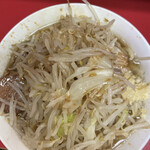 ラーメン二郎 - 小野菜からめニンニク少な目