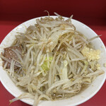 ラーメン二郎 - 小野菜からめニンニク少な目