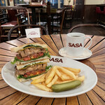 GRILL BURGER CLUB SASA - 『グリルチキンサンド¥1350』
      『Hot Coffee¥270』