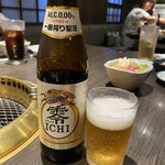 Hida Gyuu Yakiniku Kankoku Ryouri Maruaki - 苦手なノンアルコールビールを頼んでみました