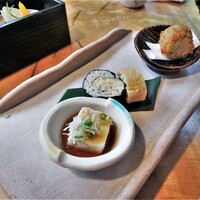 九つ井 本店 - そば三味盛り