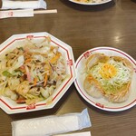 中華料理 牡丹園 - 皿うどんセット