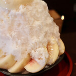 カブト ナゴヤ - 桃のかき氷