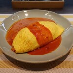 Sowa Ryouriten - オマールクリームソースのトマトオムライス
                        (1,100円 大盛り+200円)