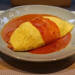 Sowa Ryouriten - オマールクリームソースのトマトオムライス
                        (1,100円 大盛り+200円)