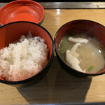 Shira Oi Gyuu No Mise Iwasaki Omotenashi Tei - ご飯とお味噌汁