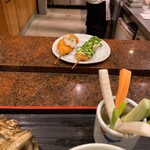 串匠 - イサキのネギまみれと鶏モモオロシ