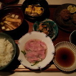 おにく 花柳 - 12.11.05【月曜ランチ20食限定】和牛御膳(1000円)