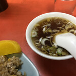中華三原 - スープはおかわりできる