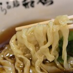 らぁ麺 飛鶏 - 鶏そば＋手もみ太麺に変更