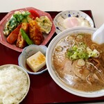 オーモリラーメン - ラーメン定食　900円