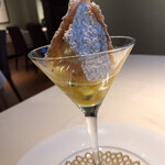 フランス料理 ル・クール - グランデセール：サラダフリュイのカクテル仕立て