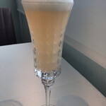 フランス料理 ル・クール - アペリティフ：ノンアルコールのベリーニ