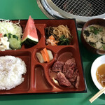 味道園 - 焼肉定食　800円