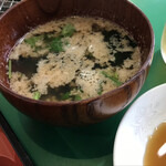 味道園 - 焼肉定食のお味噌汁