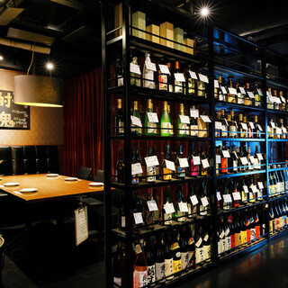 A wide variety of shochu available!