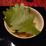 近又 - 先付　初鰹、鳥貝、白芋茎、花菜、夏柑、土佐酢ゼリーかけ、防風２