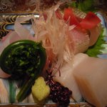 近又 - 向付　甘鯛、しま鯵、たいらぎ貝柱２