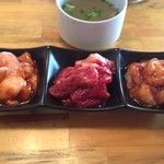 sumibiyakinikusu-pa-horumon - Ａランチの肉のアップ