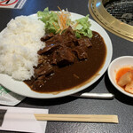 本格炭火網焼き　焼肉レストラン大日亭 - 8月サービスランチ　牛タン黒カレー