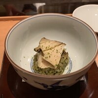 研覃 ほりべ - 鮑の柔らか煮　飯蒸し
