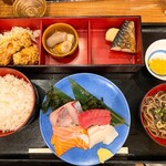 Yamanoya Ichiba - お造盛りのすごい定食