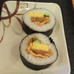 驛麺家 - 巻き寿司2個(税込)120円(2021.08.24)