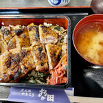 おか田 - きじ焼き重900円