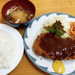 味一 - とんかつの王様　黒豚のロースカツ定食